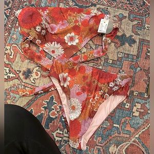 NWT Pacsun Floral Bandana Bikini Set
